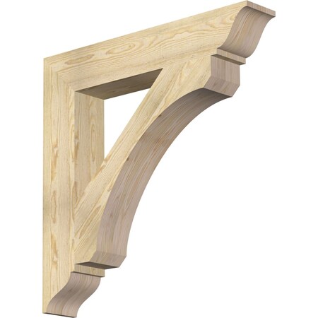 Ekena Millwork Legacy Traditional Rough Sawn Bracket, Douglas Fir, 6"W x 36"D x 36"H BKT06X36X36LEC01RDF
